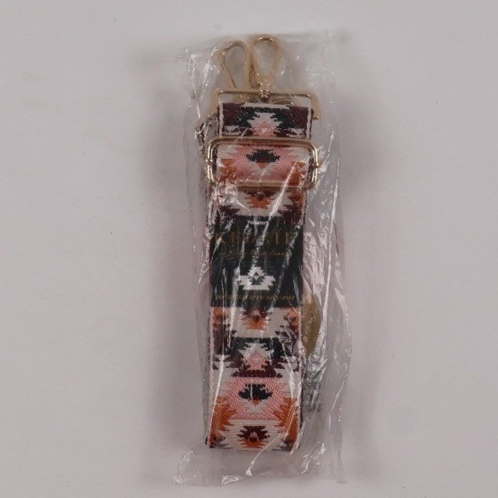 Kedzie Bag Strap Santa Fe Embroidered Pink Orange Multi NWT
